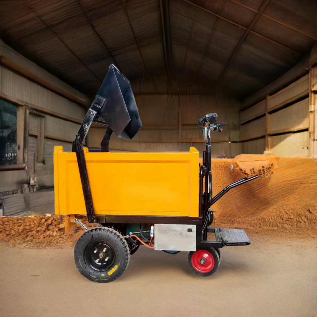 Compact Electric Dumper Truck – Self-Loading and Self-Dumping Features