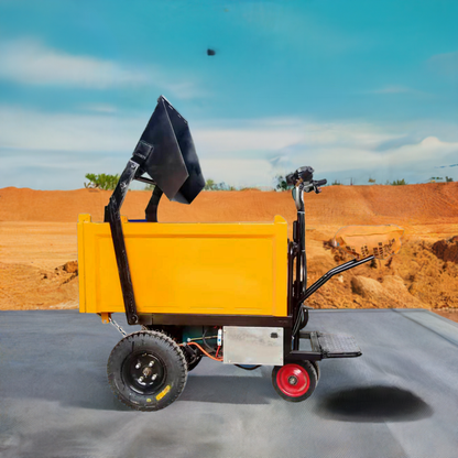 Compact Electric Dumper Truck – Self-Loading and Self-Dumping Features