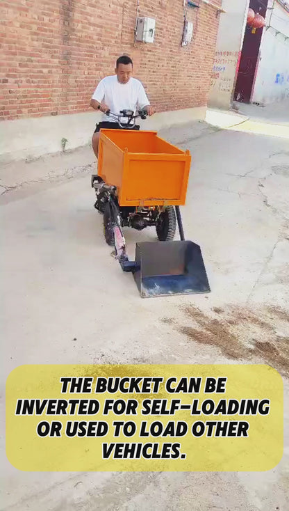 Compact Electric Dumper Truck – Self-Loading and Self-Dumping Features